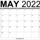 May 2022 US Calendar Printable Free Download
