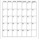 September 2022 Monthly Calendar Blank