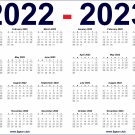Two Year Calendar 2022 and 2023