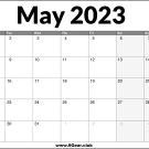 May 2023 UK Calendar