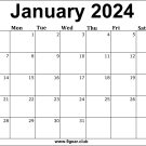January 2024 US Calendar