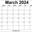 March 2024 US Calendar